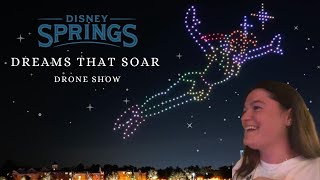 Disneys First Ever FREE Drone Show Dreams That Soar  Disney Springs  Full Show [upl. by Merri806]