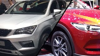 2017 Mazda CX5 vs 2017 Seat Ateca [upl. by Rorry]