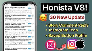 Honista v80 Round Edge Story  30New features  Honista new update  honista iphone story [upl. by Ilera331]