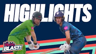 Masood Shines With The Bat  Leicestershire v Derbyshire  Highlights  Vitality Blast 2022 [upl. by Bernita367]