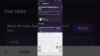 5000 month flipping items on ebay Tapswap vídeo code [upl. by Nnylyak]