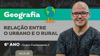 Relação entre o Urbano e o Rural – Geografia – 6º ano – Ensino Fundamental [upl. by Nrevel]