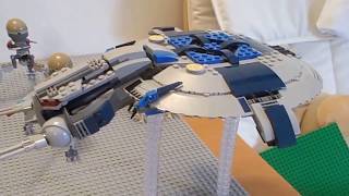 Mon plus grand mocs Lego Star Wars  sur Utapeau [upl. by Strawn301]