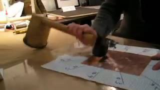 Mezzotint rocker jig demo [upl. by Guinna]