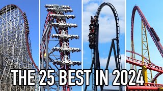 Top 25 Roller Coasters in the World 2024 [upl. by Keely809]