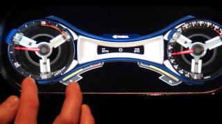 NVIDIA Tegra K1 デジタルメーターパネル Car Watch [upl. by Kreiker685]