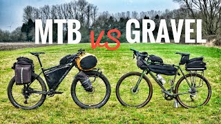 MTB vs Gravel Bike  Which is best for Bikepacking [upl. by Ailima359]