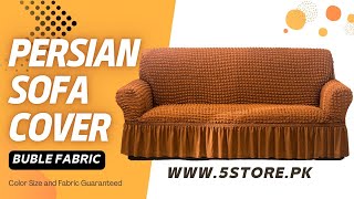 Original Persian Bubble Sofa Cover  Sofa Protector  Stretchable  All Sizes amp Colors Available [upl. by Gnek328]