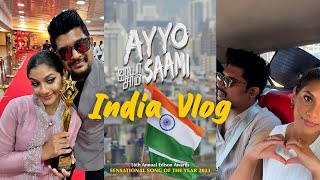 🇱🇰 Ayyo Saami  EdisonAwardsshow  India Vlog 🇮🇳 [upl. by Demb]