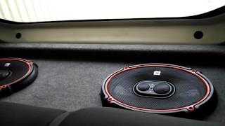 Maruti Alto K10  Sony 4 inchers in Dash and JBL 950si ovals speakers in rear OEM parcel tray [upl. by Heisser834]