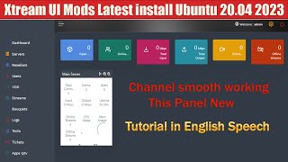 How To install Xtream Ui Modified Version IPTV Panel in Ubuntu 20 04 By Sabir Ali in English [upl. by Krever831]