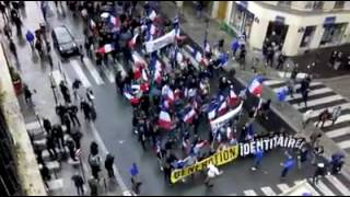 La manifestation de Génération Identitaire contre lIslam fait un flop [upl. by Ahtanoj473]