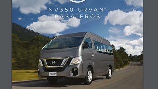 Nissan URVAN Pasajeros 2022 Ficha Técnica [upl. by Rollecnahc949]