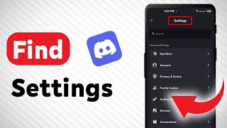 How to Find Settings On Discord Updated [upl. by Smith]