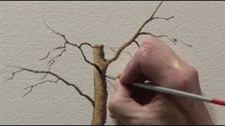 Preview  Trees Woodlands amp Forests in Watercolor with Geoff Kersey [upl. by Ewer]