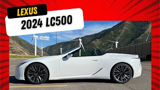 2024 Lexus LC500 Convertible Ultra White V8 [upl. by Marcela]