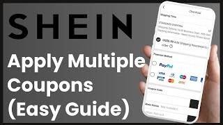 How to Apply Multiple Coupons on Shein [upl. by Ddart161]