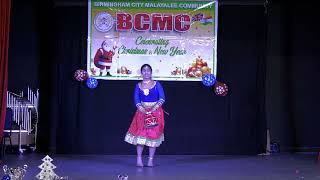 BCMC Christmas amp New Year 2023  2024  Solo dance  Athira Raman [upl. by Lubeck]