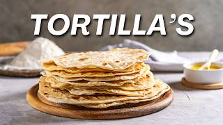 Hoe maak je tortillas simpel basis recept [upl. by Merril395]