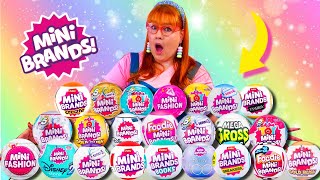 I UNBOXED EVERY SINGLE MINI BRANDS SERIES 23 BALLS 💜 [upl. by Namwen103]