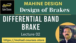 Design of Brakes Differential band brake [upl. by Christalle690]