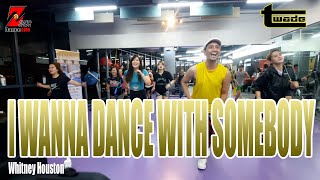 I WANNA DANCE WITH SOMEBODY  Whitney Houston  Zumba  Retro  dance fitness  Coach tOLits [upl. by Russi]