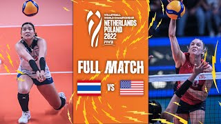 🇹🇭 Thailand vs 🇺🇸 USA  Full Match  Women’s World Championship 2022 [upl. by Eirised967]