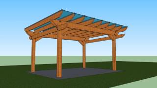 freestanding pergola [upl. by Muns]