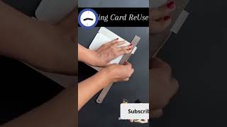 ✨ Wedding card reuse 🤔 how to use a wedding card diyviralvideotrending subscribecard youtube [upl. by Acinad]