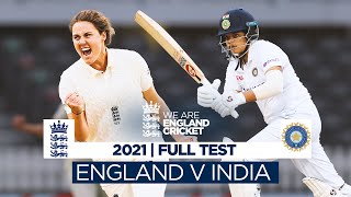 Verma Knight amp Dunkley Star as India Fight to Draw  Full Test Highlights  England Women v India [upl. by Ocirema]