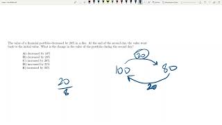 Bocconi Test Ratio and Percentage Question [upl. by Norton37]