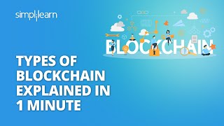 Types Of Blockchain Explained In 1 Minute  Different Blockchain Types  Shorts  Simplilearn [upl. by Ruelle]