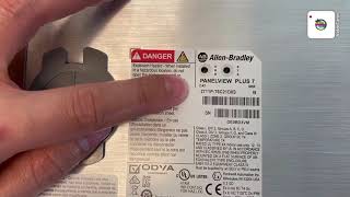 Allen Bradley HMIPanelview Plus 7How to Setup Ethernet CommunicationIP Address [upl. by Benisch644]