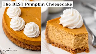 Pumpkin Cheesecake Recipe [upl. by Ramirolg]