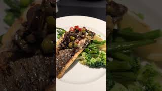 Dorad fish and vegetables before and after food [upl. by Earized]