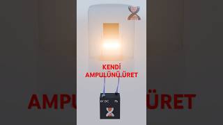 Proje Kendi Ampulünü Yap fizik ampul lamba [upl. by Burta830]