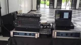 Tosunra p9500s amp p5000s testing at Amara Clubhouse Small Dream Sound System Cebu [upl. by Kcirdec]