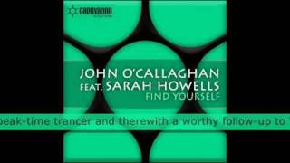 John OCallaghan feat Sarah Howells  Find Yourself Original Mix CVSA089 [upl. by Akimak672]