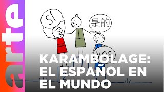 Karambolage España  el español en el mundo  ARTEtv Cultura [upl. by Reece]