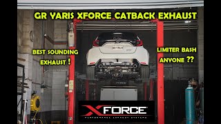 GR Yaris Best Sounding Exhaust  XFORCE Exhaust Catback [upl. by Krishna]