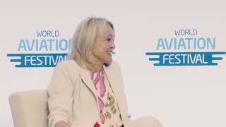 Keynote Interview with Marjan Rintel CEO of KLM World Aviation Festival 2024 [upl. by Chad]