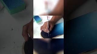 Cómo hacer estrellas con pintura fresca en un lienzo Tutorial de arte shortsviral arteypintura [upl. by Auoz393]