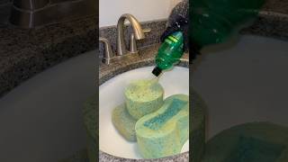 Pine Pinalen Fake Rinse cleantok sudsyspongesqueezing supersatisfyingspongesqueezing asmr [upl. by Dekeles]