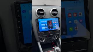 Install android radio for Audi a3 2GB RAM 64GB carplay android auto with reverse camera backup [upl. by Wolfgram]