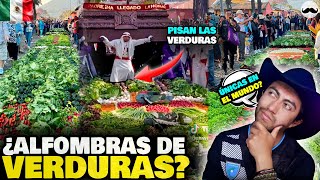 ¿Las mejores alfombras de Semana Santa están en Guatemala Mexicano Reacciona [upl. by Yrakaz]