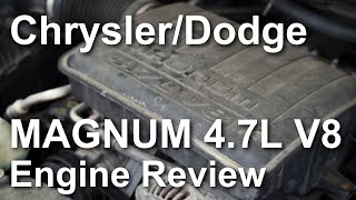 DODGE MAGNUM 47L V8 ENGINE REVIEW Should you buy a Chrysler 47L V8 Engine ChryslerDodge Review [upl. by Trometer]