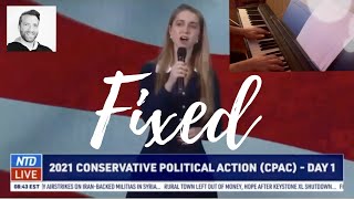 INTUNE Version  National Anthem performed at CPAC 2021 [upl. by Kohl93]