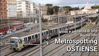 Metrospotting Ostiense Arrivo e partenza di una Romalido [upl. by Harald]