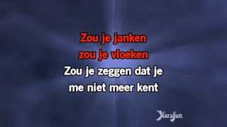 Karaoke Wat Zou Je Doen Live  Blof [upl. by Steffy709]