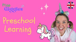 🦄Unicorn Adventures amp Birthday Fun  Sing Count amp Learn with Miss Giggles 🎉 [upl. by Snowman]